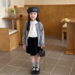 áo khoác len Cadigan xám