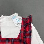 Set yếm caro đỏ primark - Ảnh 3