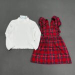 Set yếm caro đỏ primark - Ảnh 2