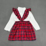 Set yếm caro đỏ primark - Ảnh 4