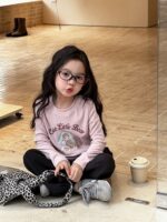 Áo tay dài little bear hồng - Ảnh 2