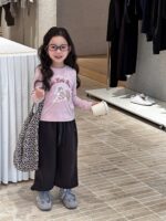 Áo tay dài little bear hồng